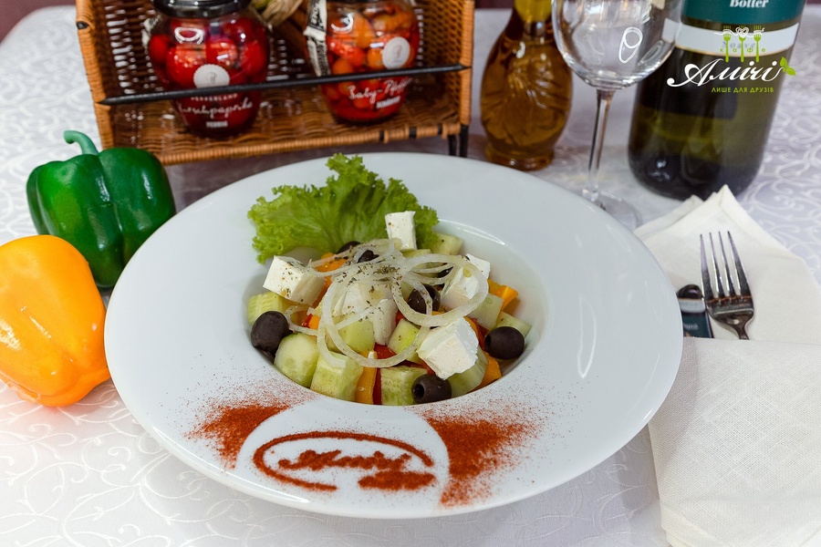 Greek salad with Feta cheese , 300 g