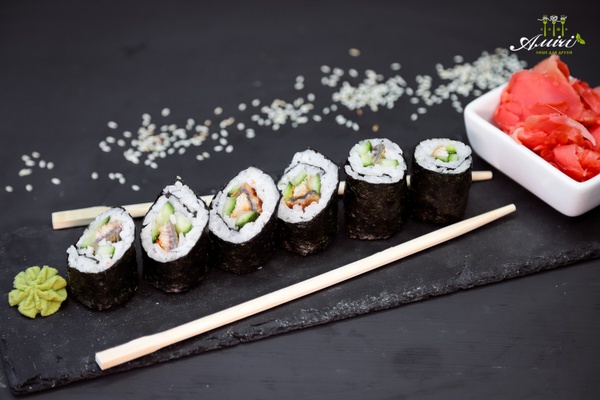 Roll "Maki with eel and cucumber"