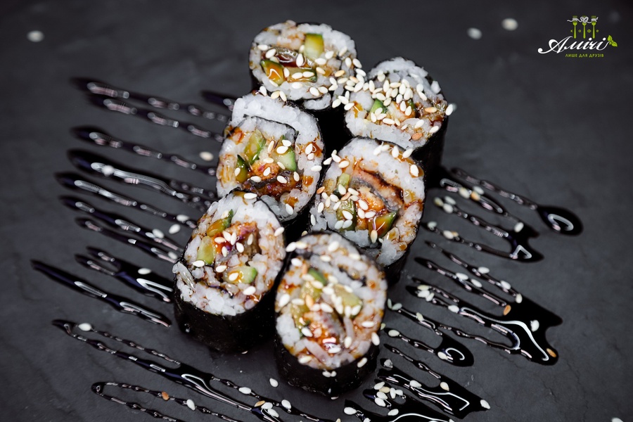 Roll "Maki with eel and cucumber"