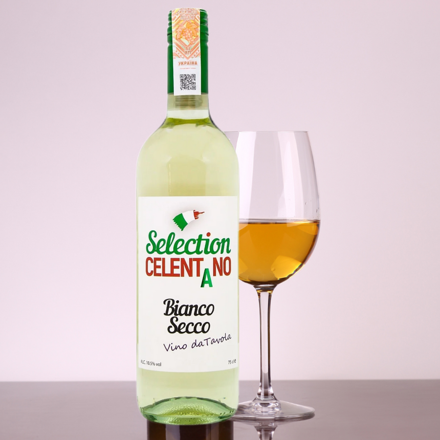 White wine "Selection Celentano Bianco Secco" 0.75 l
