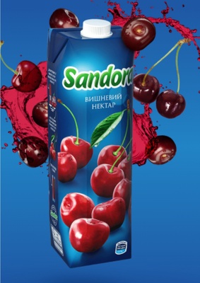 "Сандора", вишневый нектар, 1 л