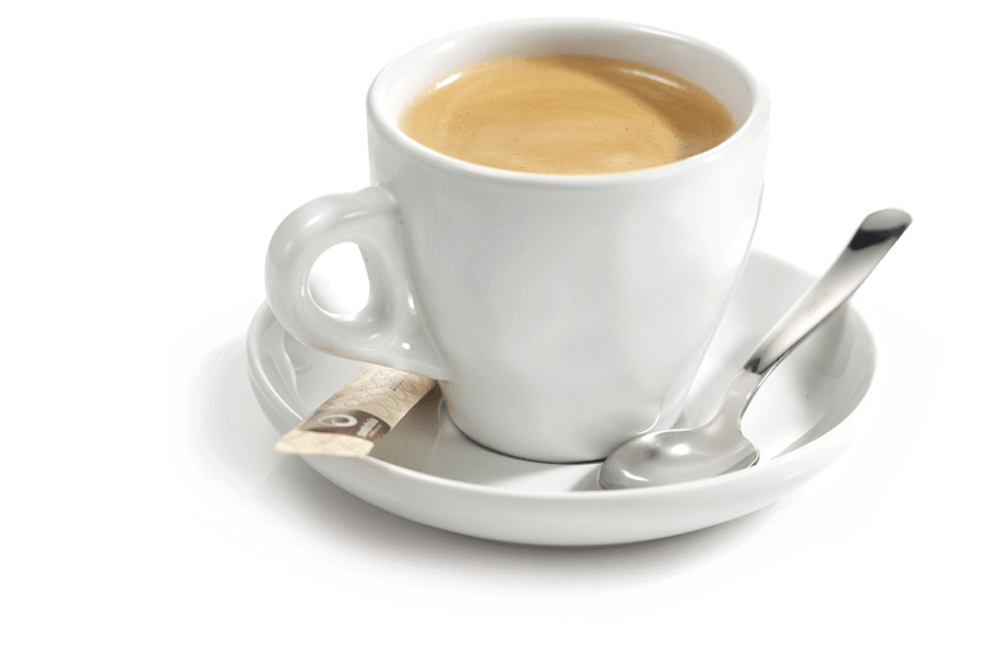 Espresso coffee with milk